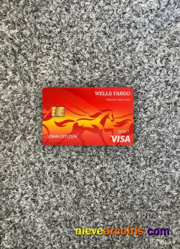 USA Wells Fargo bank visa debit card version 2 photolook